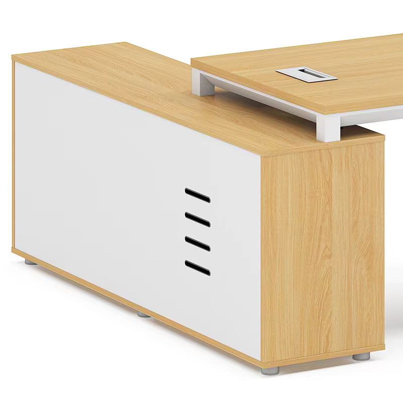 Office Furniture Desk and Cabinet Combination with Key Lock — image 6