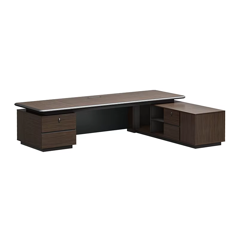 Luxury Design Wooden Executive Big Boss Desk — image 3