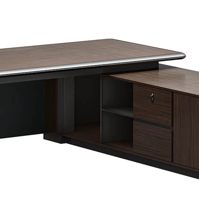 Luxury Design Wooden Executive Big Boss Desk — image 6