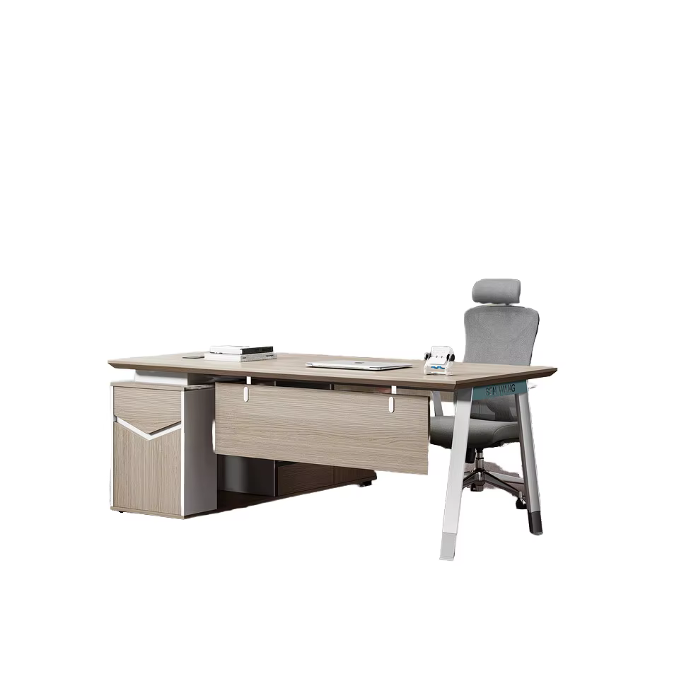 Modern Office Executive L-Shape Boss Working Table — image 6