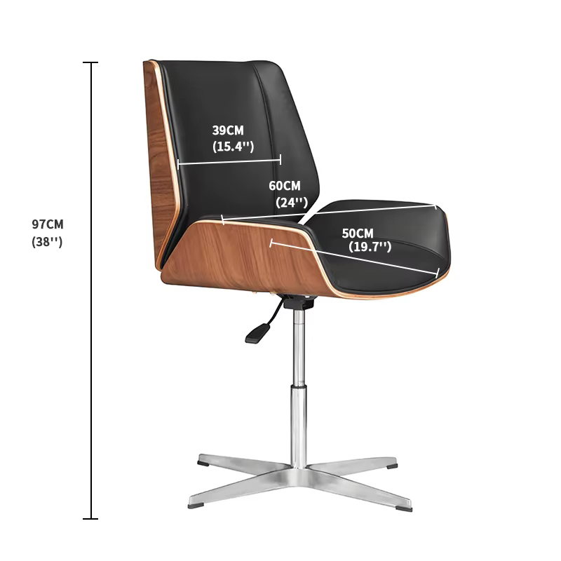 Metal Bow Vintage Fabric Dining Chair — image 6