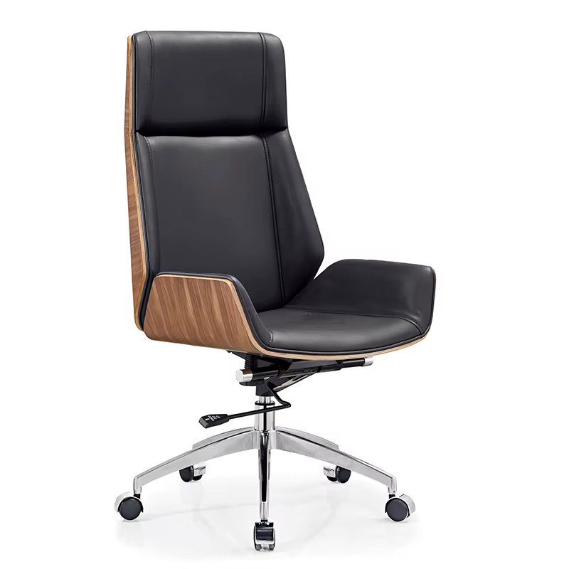 Contemporary PU Leather Executive Office Chair — image 2