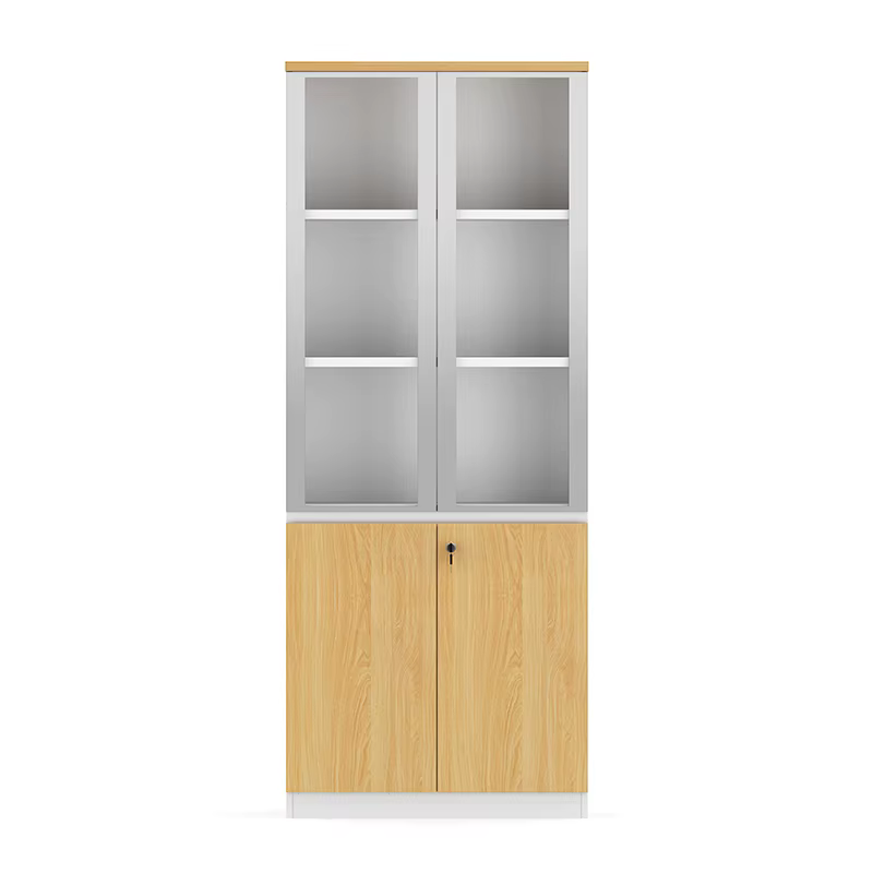 Key Lock Modern MDF Wood Panel Office File Filing Cabinet — image 4