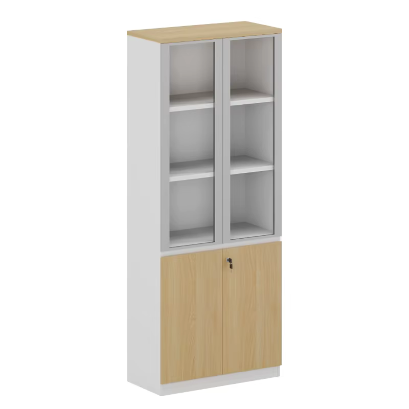 Key Lock Modern MDF Wood Panel Office File Filing Cabinet — image 6