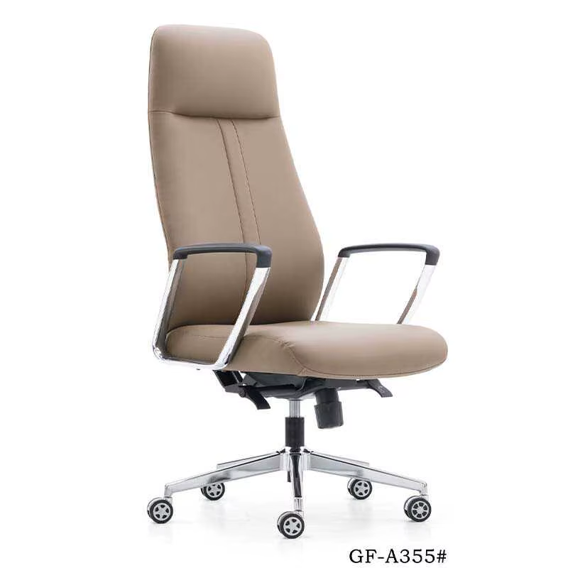 High-Back Executive Office Chair Adjustable Headrest — image 2