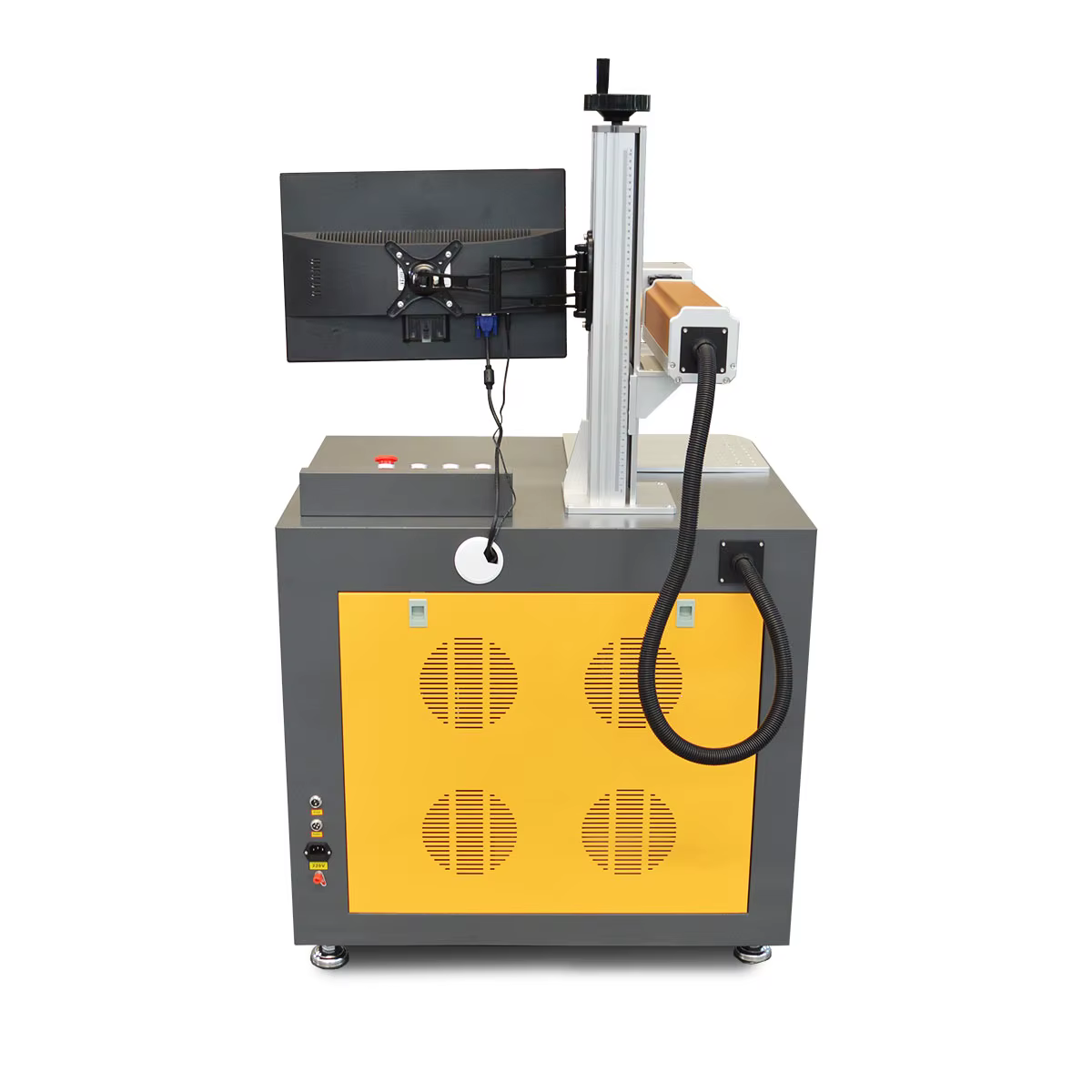 20W 30W Mini Rotary Fiber Laser Marking Machine — image 2
