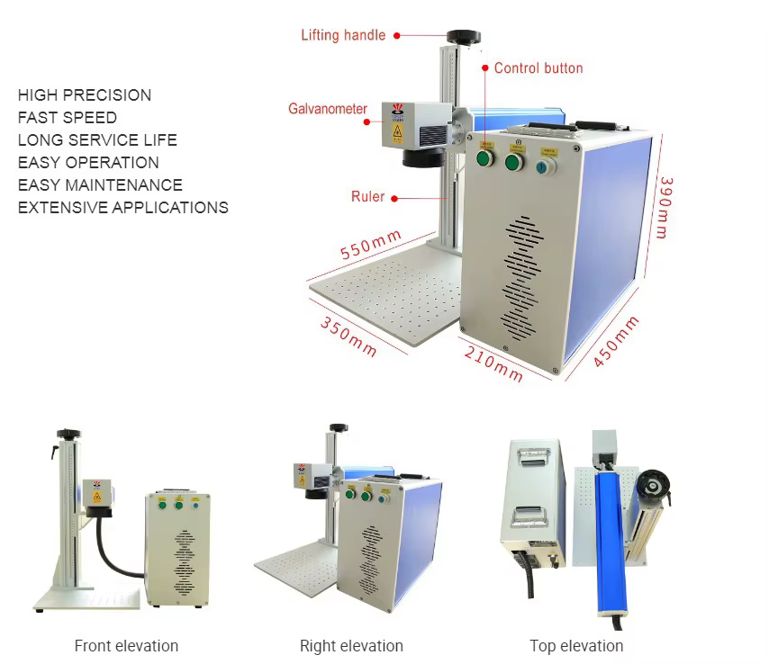 Portable Fiber Laser Marking Machine 20W-100W — image 4