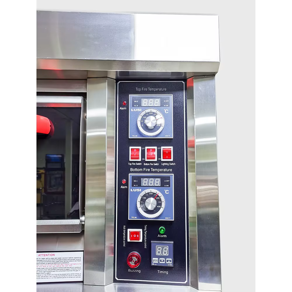 Best Quality Commercial 2 Deck 4 Tray Gas Deck Oven — image 3
