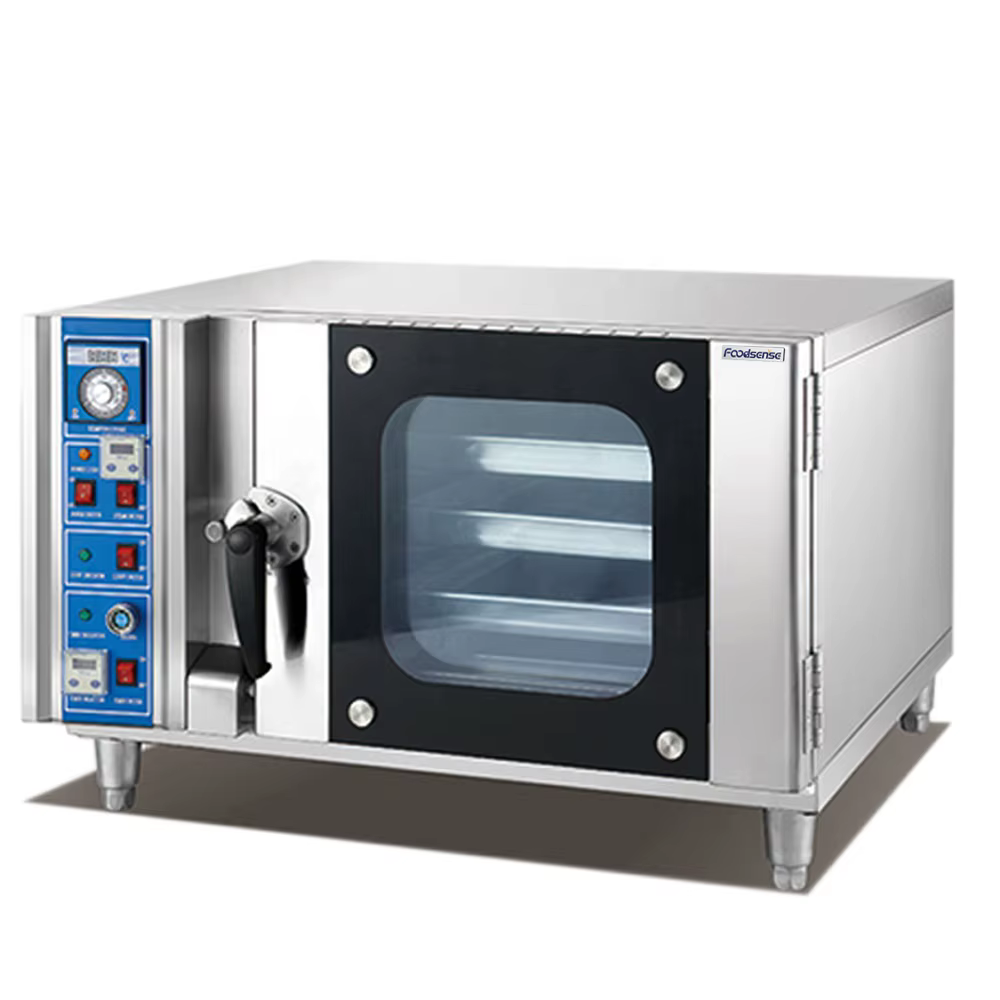 Commercial Hot Air 5 Layers Gas Kitchen Convection Oven with Steam — image 2