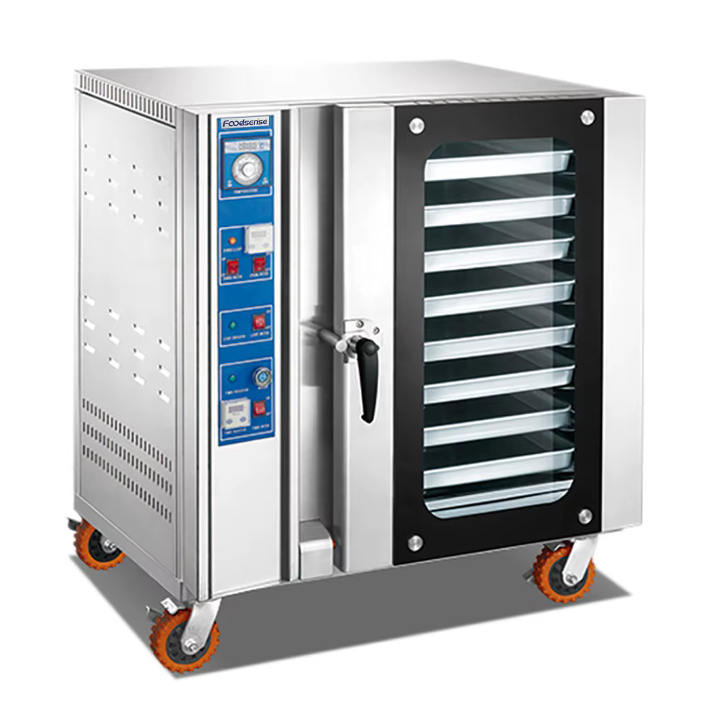 Commercial Hot Air 5 Layers Gas Kitchen Convection Oven with Steam — image 3