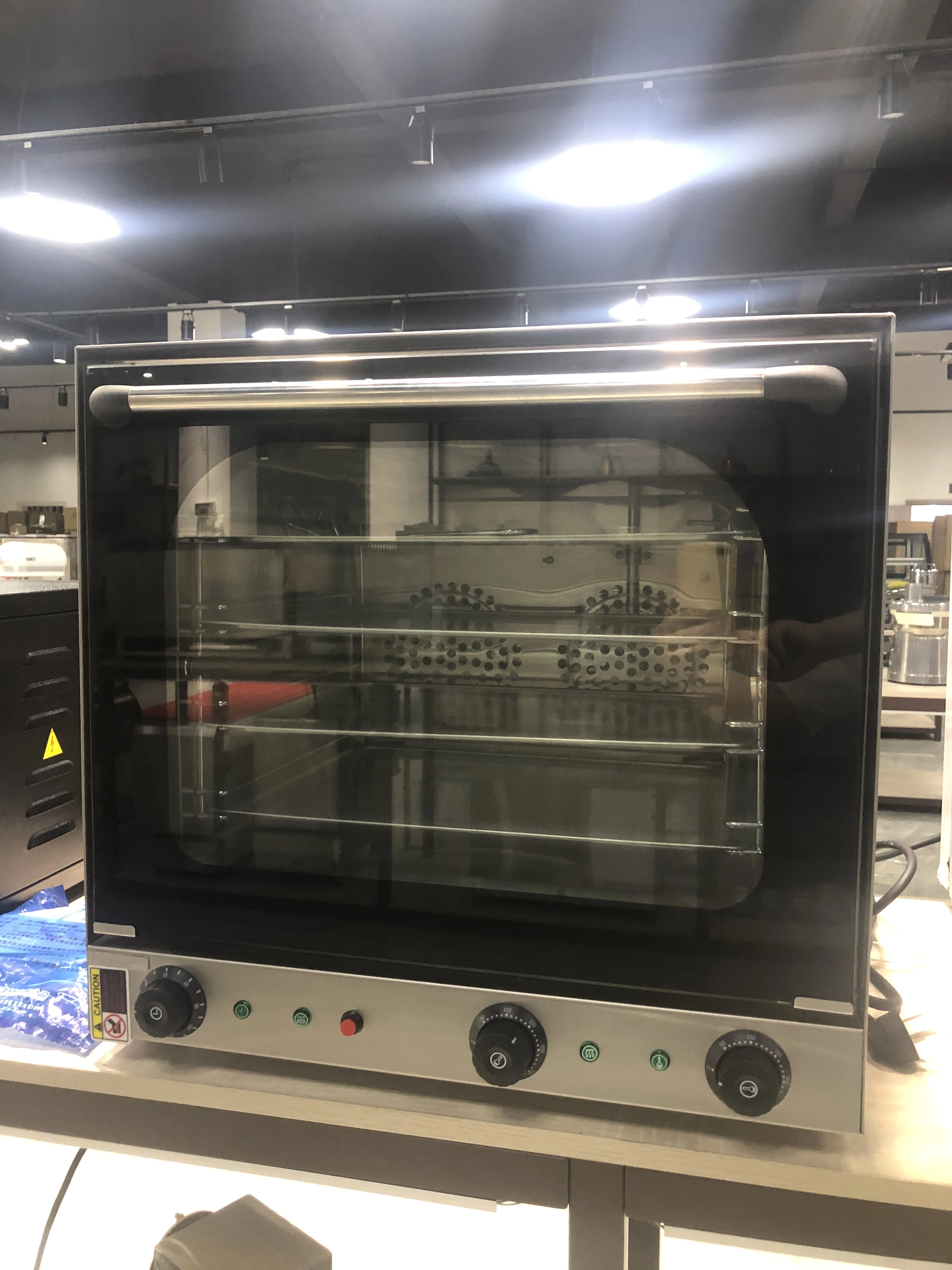Commercial Control Double Microwave Deck Electric Convection Oven for Cake — image 3