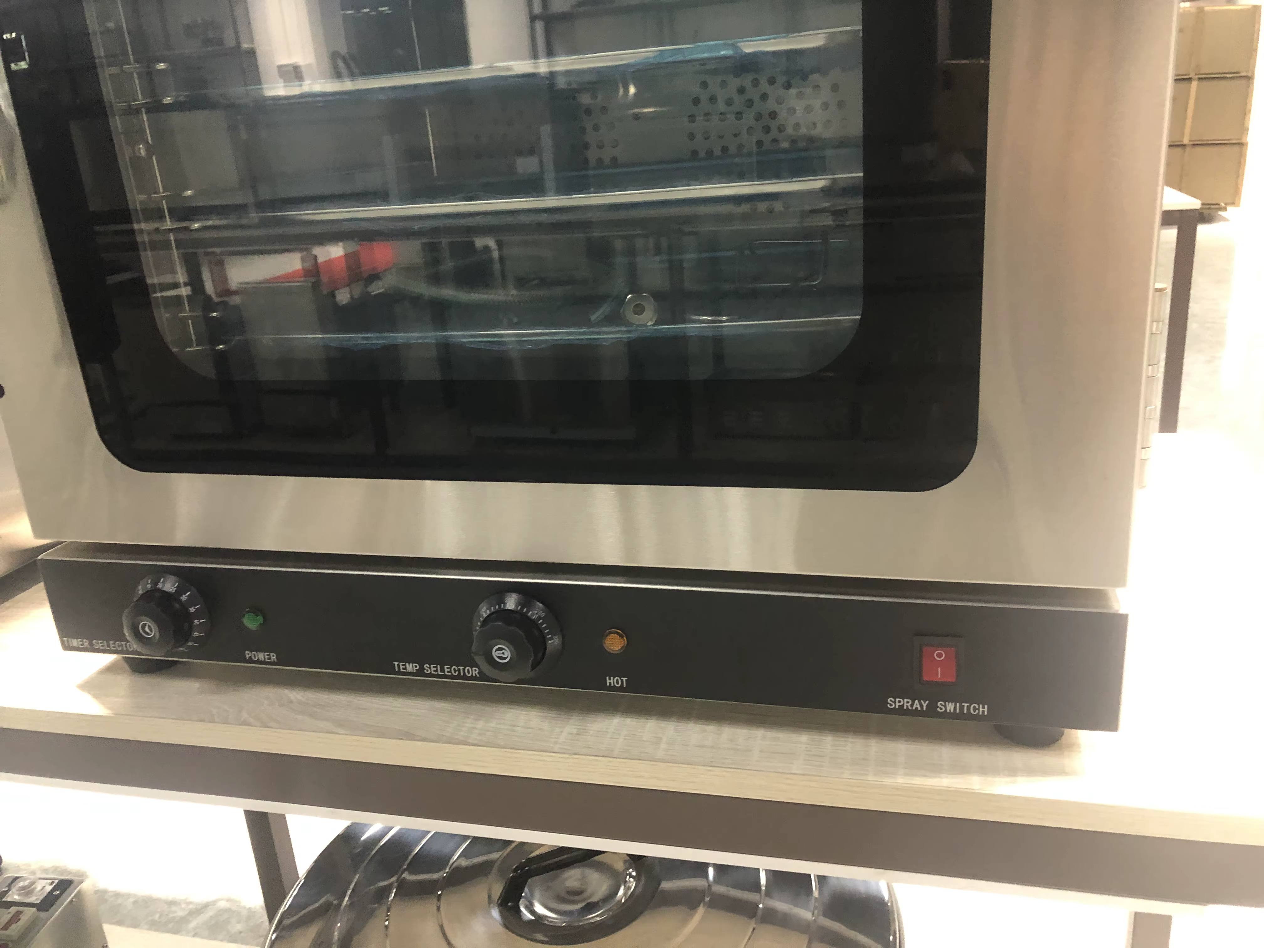 Commercial Control Double Microwave Deck Electric Convection Oven for Cake — image 4