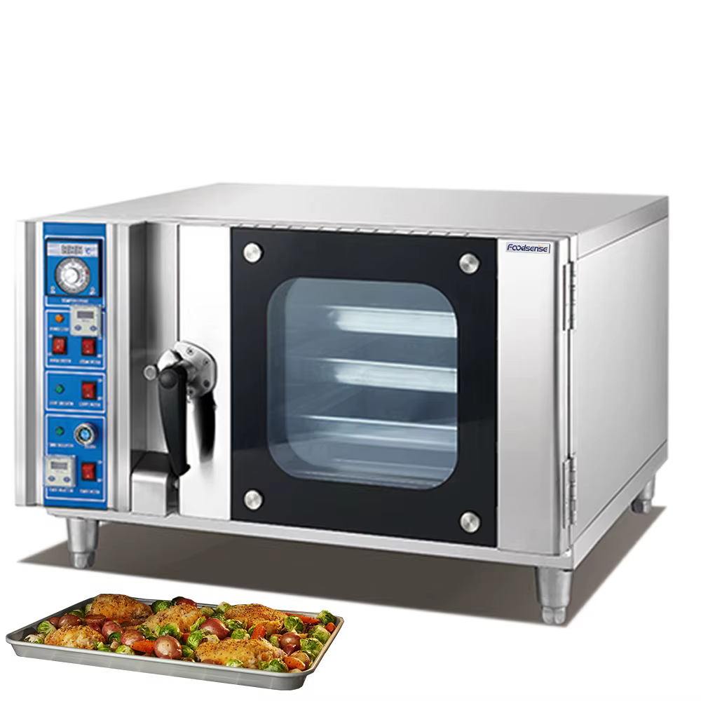 2022 Newest High Quality Commercial Industrial Baking Bread Steam Convectional Oven — image 2