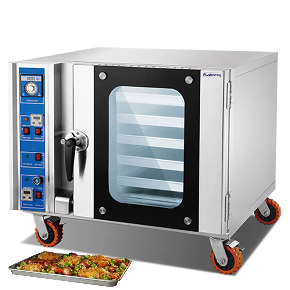 2022 Newest High Quality Commercial Industrial Baking Bread Steam Convectional Oven — image 3