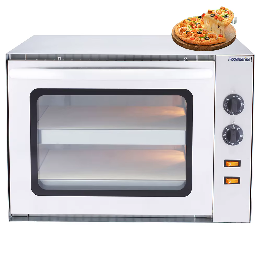 Authentic Brick Lava Rock Stone High Capacity Gas Fired 3 Burners Rotating Pizza Oven — image 3