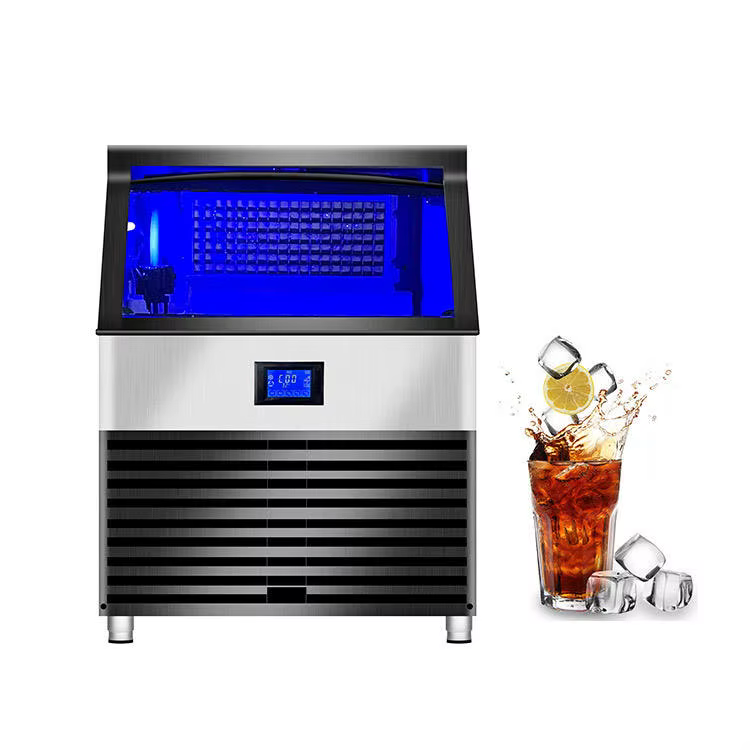 Portable 100kg Commercial Ice Cube Ice Making Machine — image 2
