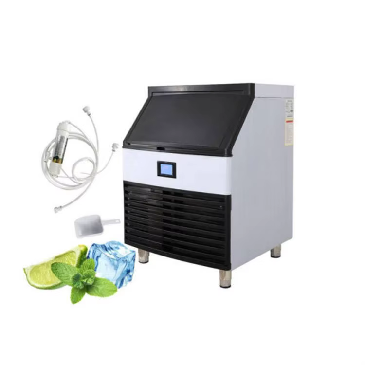 Portable 100kg Commercial Ice Cube Ice Making Machine — image 3