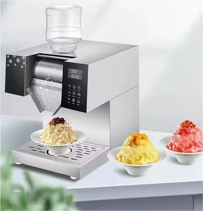 Commercial Milk Snow Flake Ice Cream Shaver Maker Machine — image 4