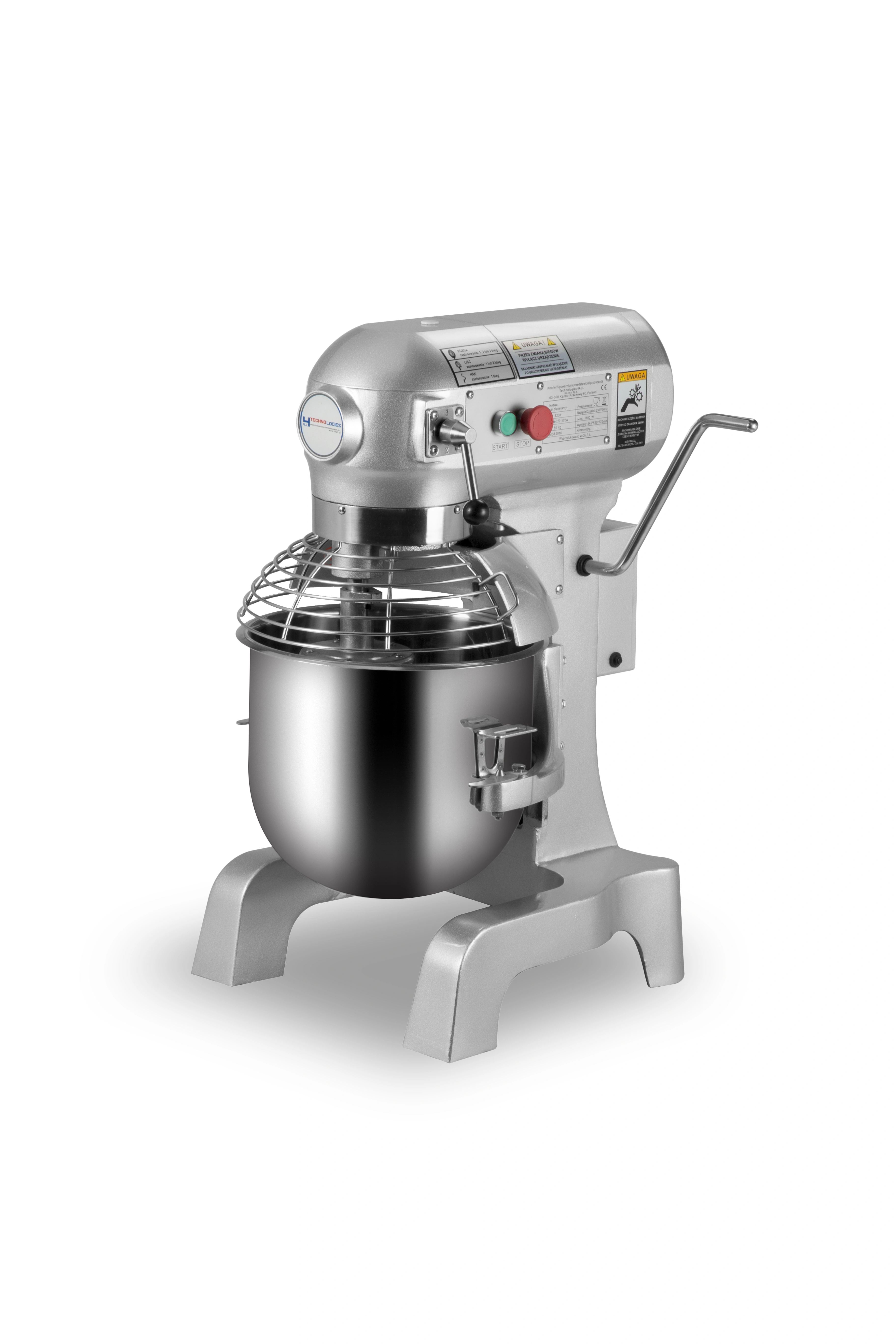 1.1kW Stainless Steel 20L Electric Stand Food Mixer — image 4