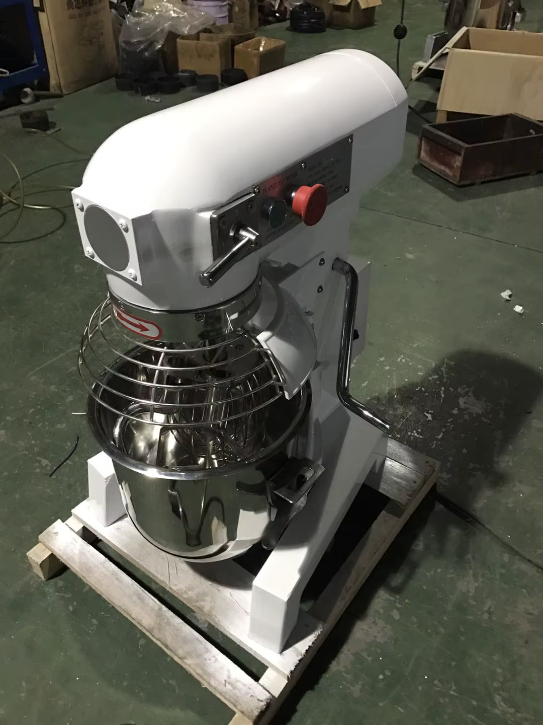 1000W Industrial Food Mixer with 20 Liter Mixing Bowl — image 4