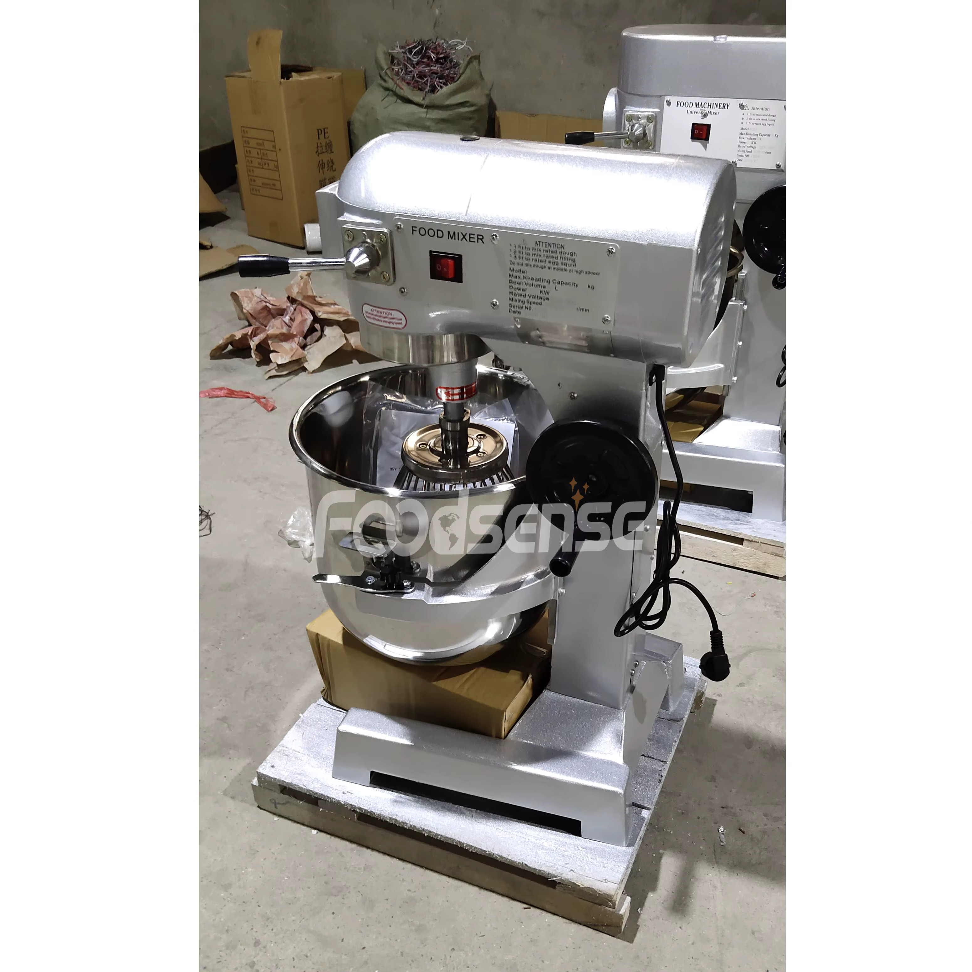 Ce Stainless Steel Commercial Food Mixer 10L-25L — image 4