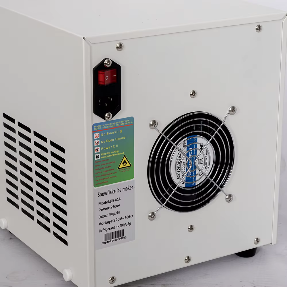 Premium Fully Automatic Stainless Steel Snowflake Ice Cream Machine — image 6