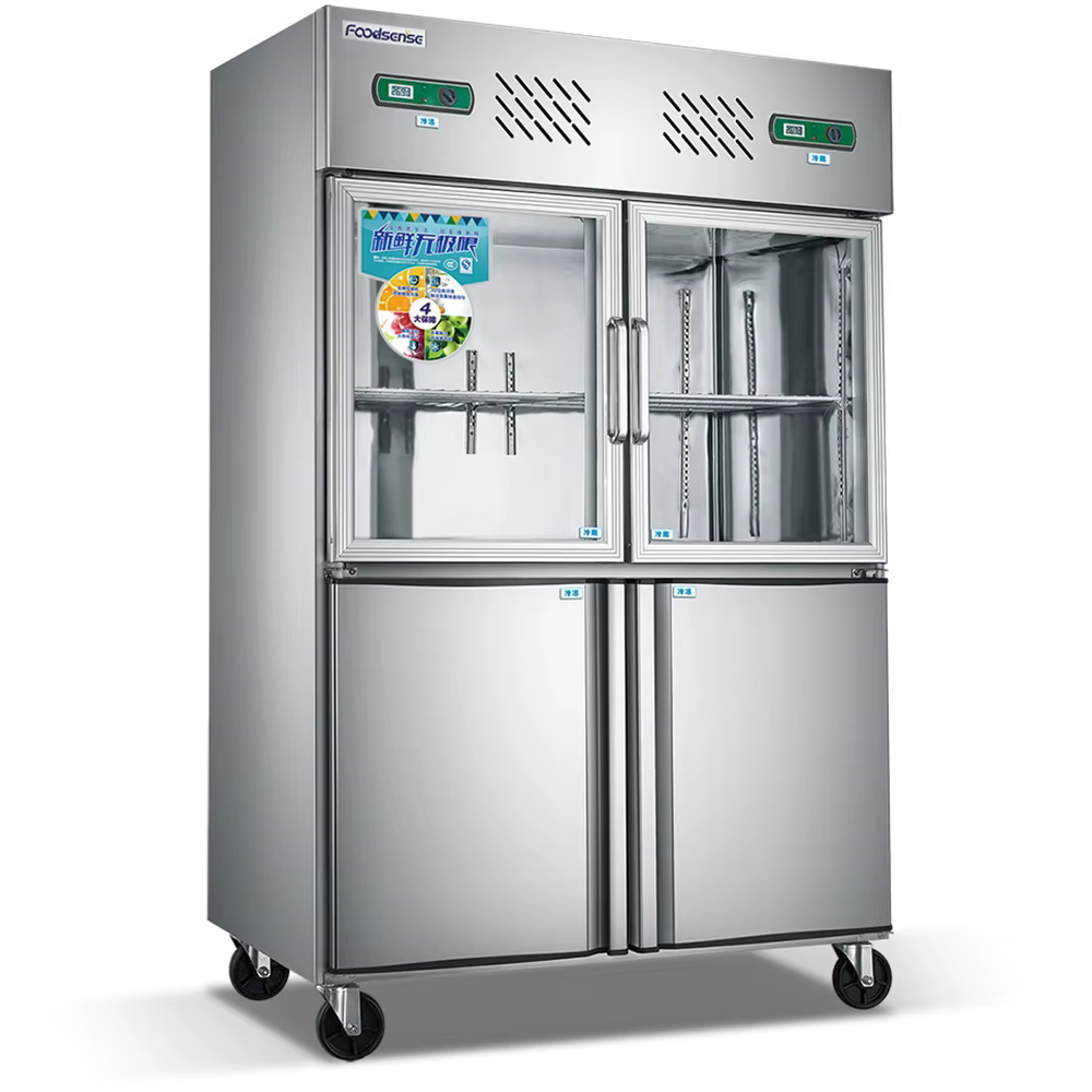 2022 Population Static Commercial Stainless Steel Refrigerator — image 2