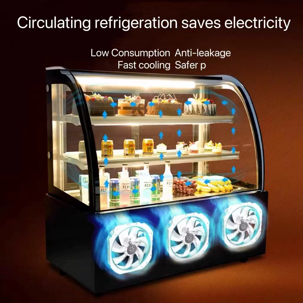 Small Cake Display Showcase Bakery Refrigerator Cabinet — image 3