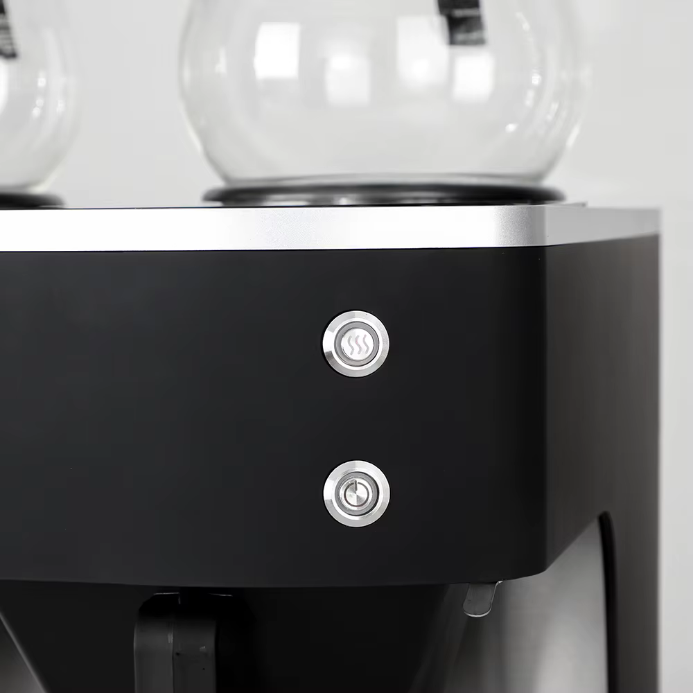 Commercial Electric Drip Coffee Maker Cafeteria Filter 2 Pot Brewer — image 5