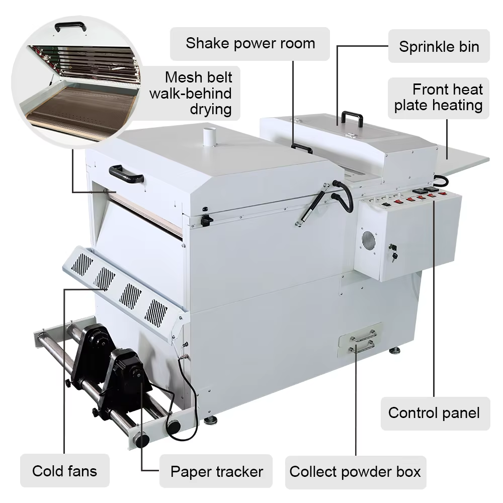 Baiyin Automatic 70cm 60cm DTF Powder Shaker Machine — image 7