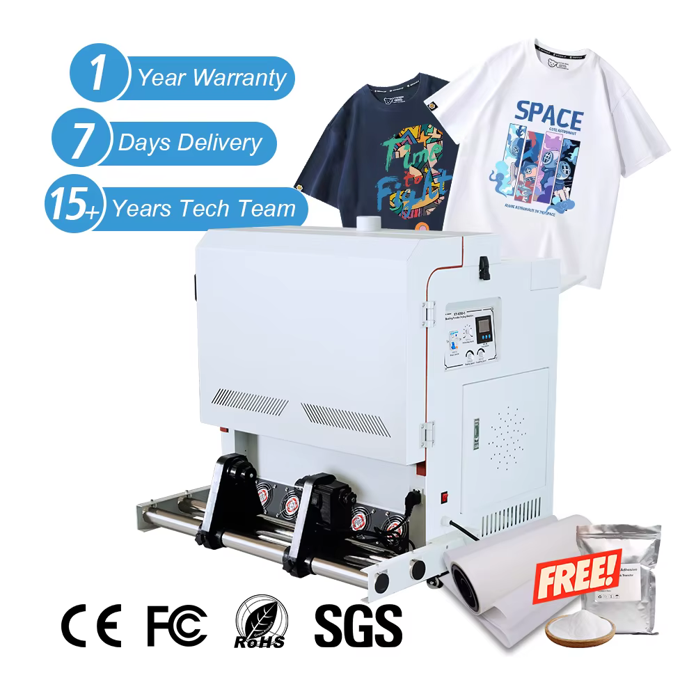Baiyin Automatic 60cm Vertical DTF Powder Shaker and Dryer Machine with Oven — image 3