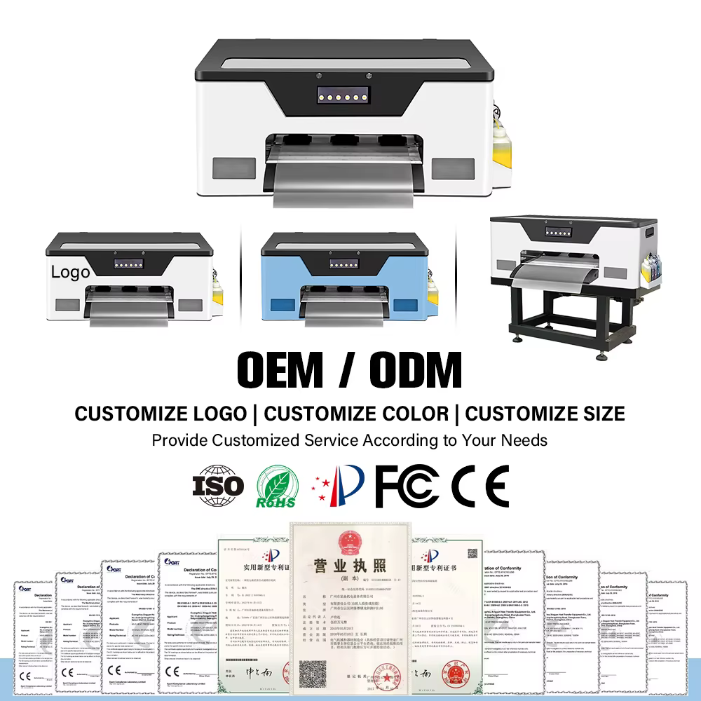 Baiyin A3 Direct Film DTF Printer with XP600 Print Head & DTF Oven — image 2