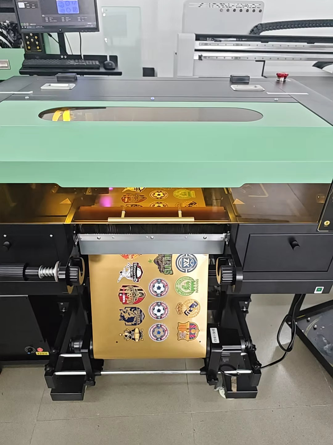 Baiyin 30cm 3D UV Embroidery Printing Machine — image 2