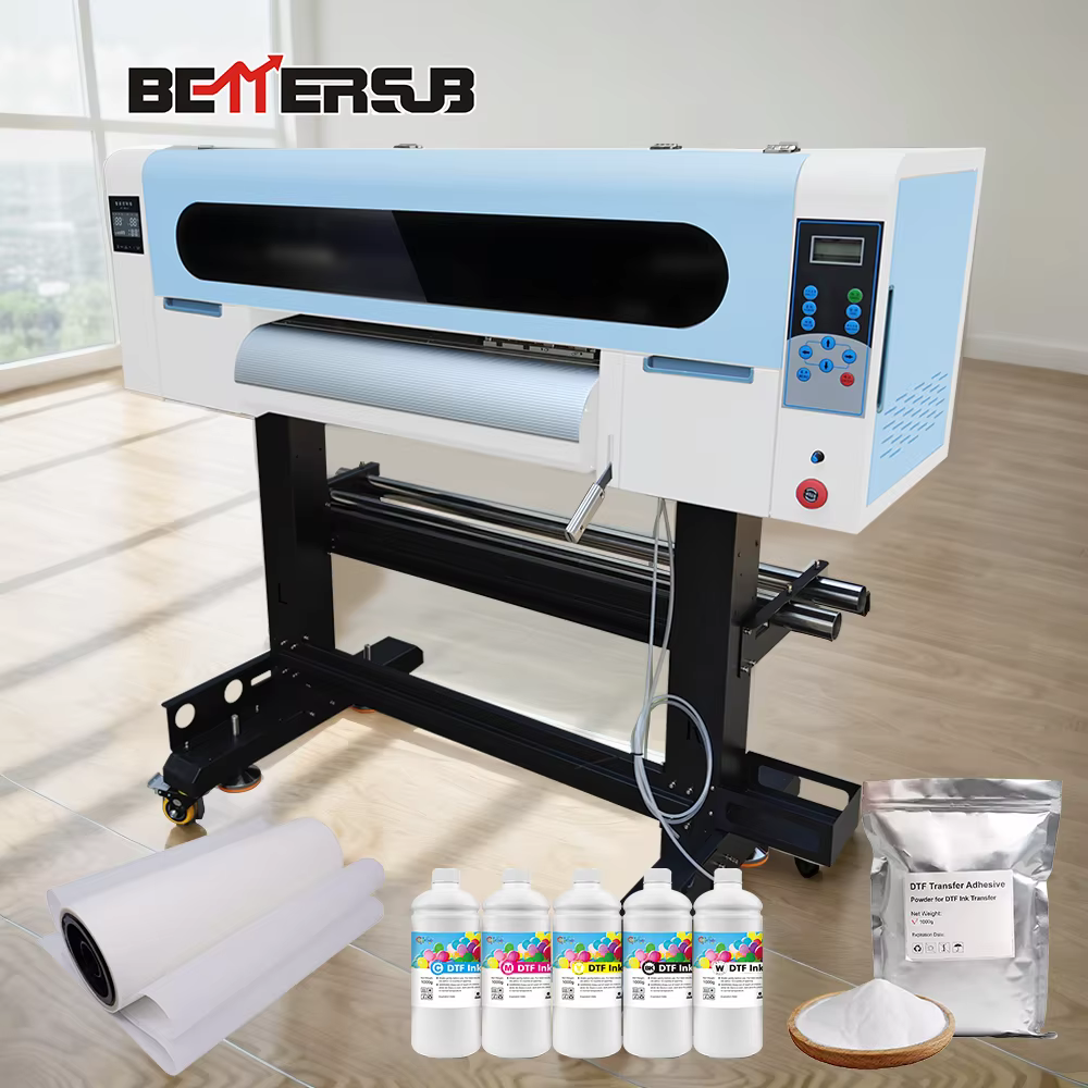 Baiyin 24" DTF Printer 60cm 2 Head Epson I3200 Industrial Printer with Powder Shaker — image 3