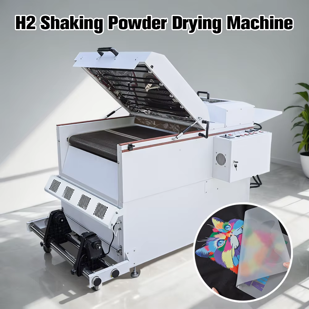 Baiyin 24" DTF Printer 60cm 2 Head Epson I3200 Industrial Printer with Powder Shaker — image 6