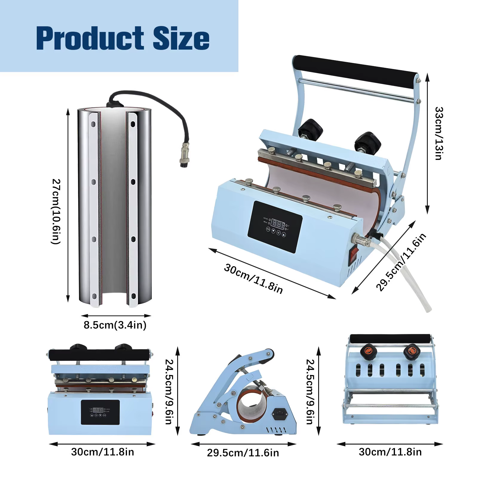 Baiyin 30oz Mug Sublimation Heat Press Machine — image 6