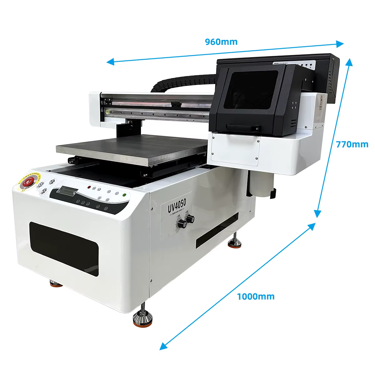 Baiyin 4050 Dual-Head UV Flatbed Printer XP600 TX800 — image 3