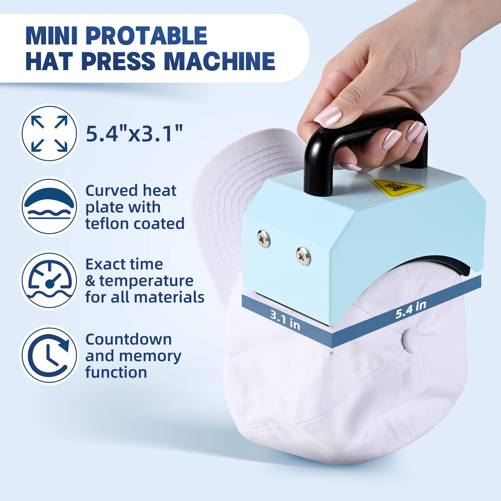 Baiyin Cap Heat Press Machine — image 3