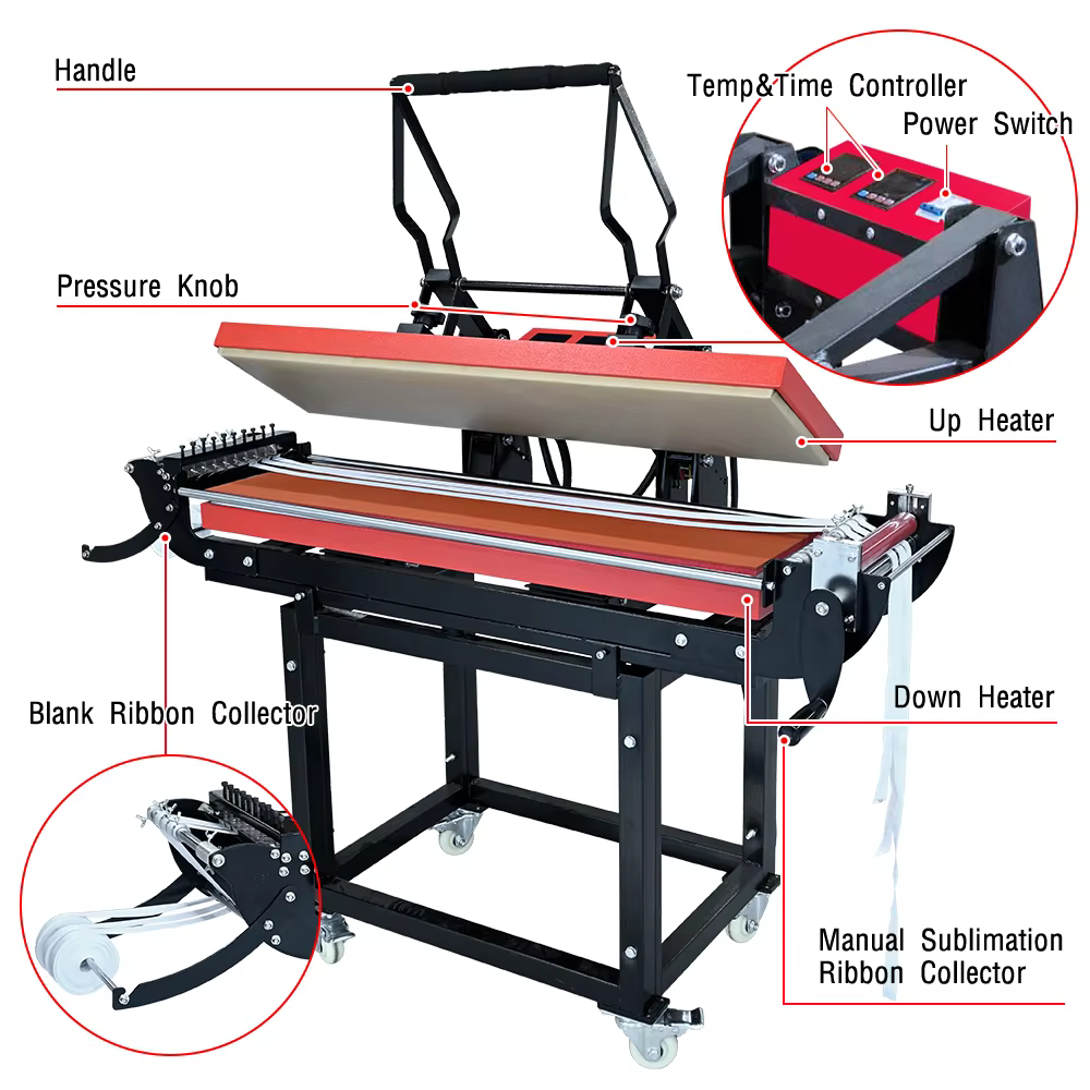 Baiyin Heat Press Machine for Lanyards 25 x 100 cm — image 6