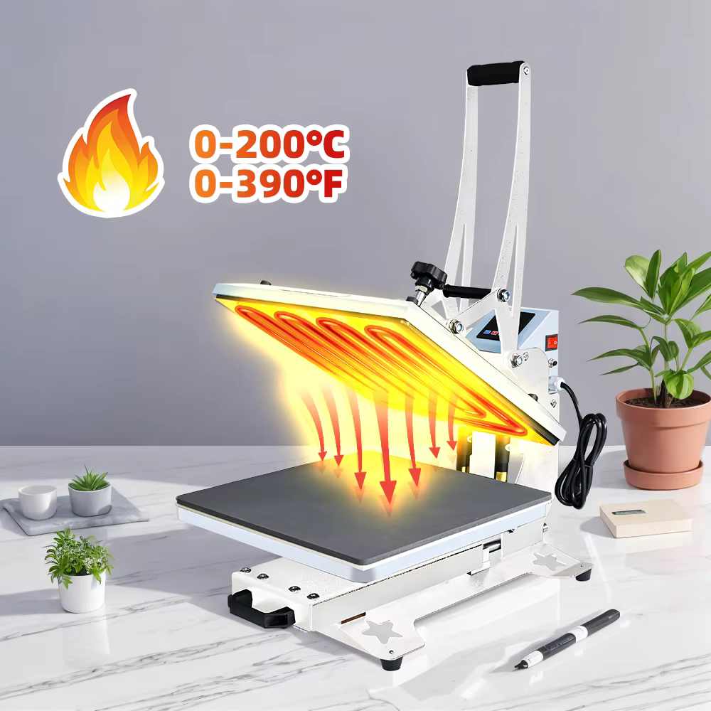 Baiyin Digital Transfer Flat Heat Press Machine 38x38 cm — image 4