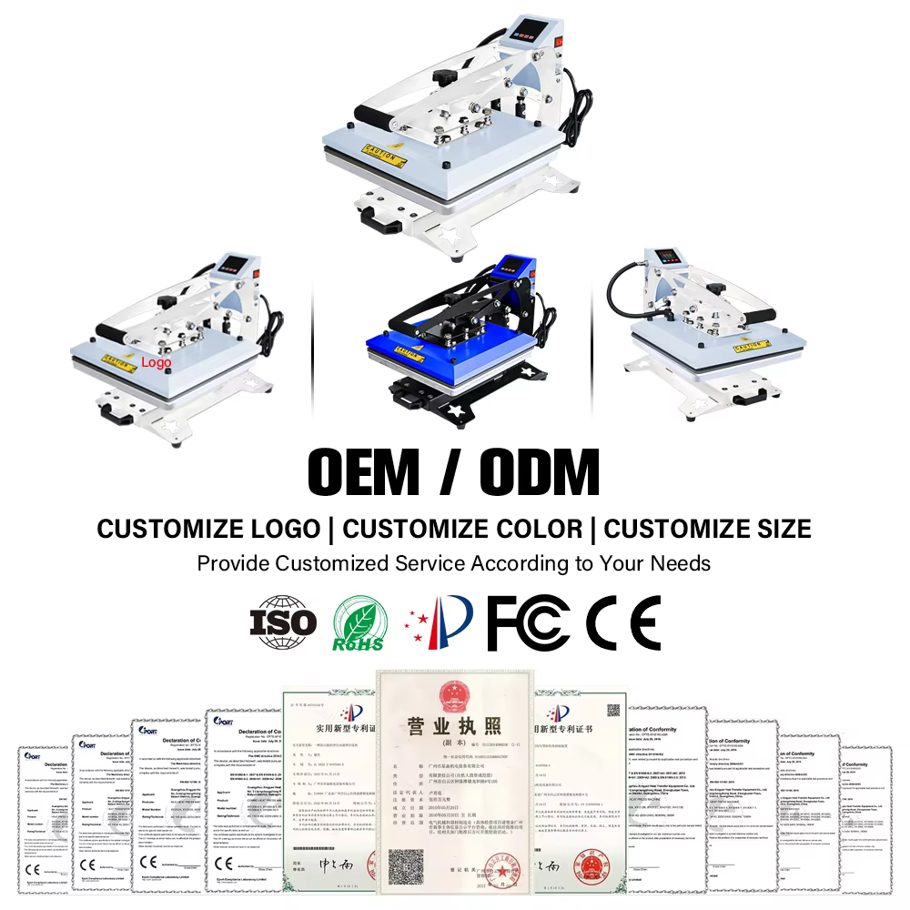 Baiyin Digital Transfer Flat Heat Press Machine 38x38 cm — image 7