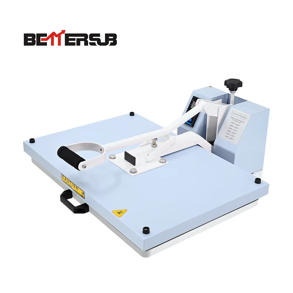 Baiyin 40x60cm High Quality Aluminum Plate Manual Heat Press Printing Machine — image 4