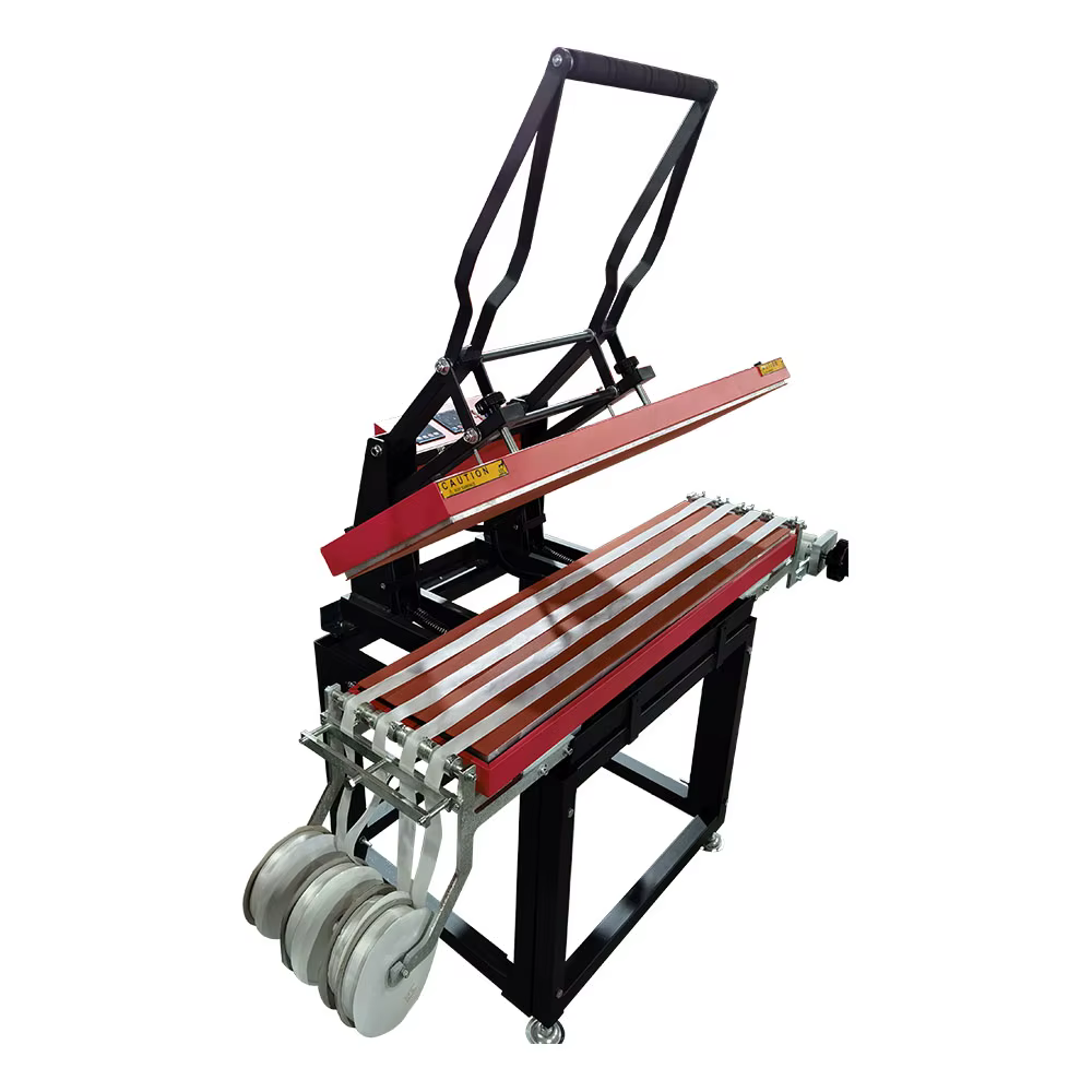 Baiyin 25x100cm Ribbon Heat Press Manual Sublimation Lanyard Machine — image 2