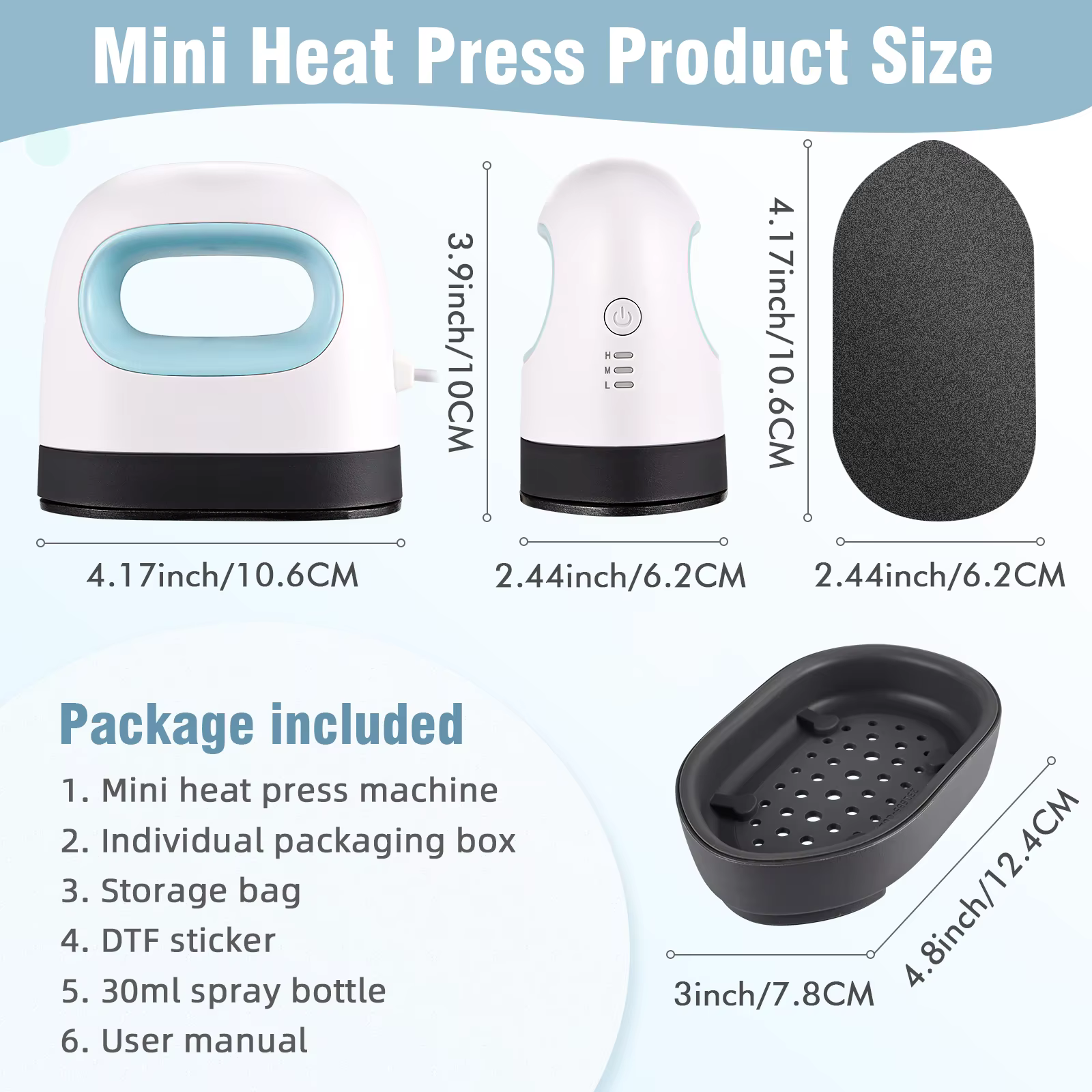 Baiyin Portable Mini Heat Press Machine — image 3
