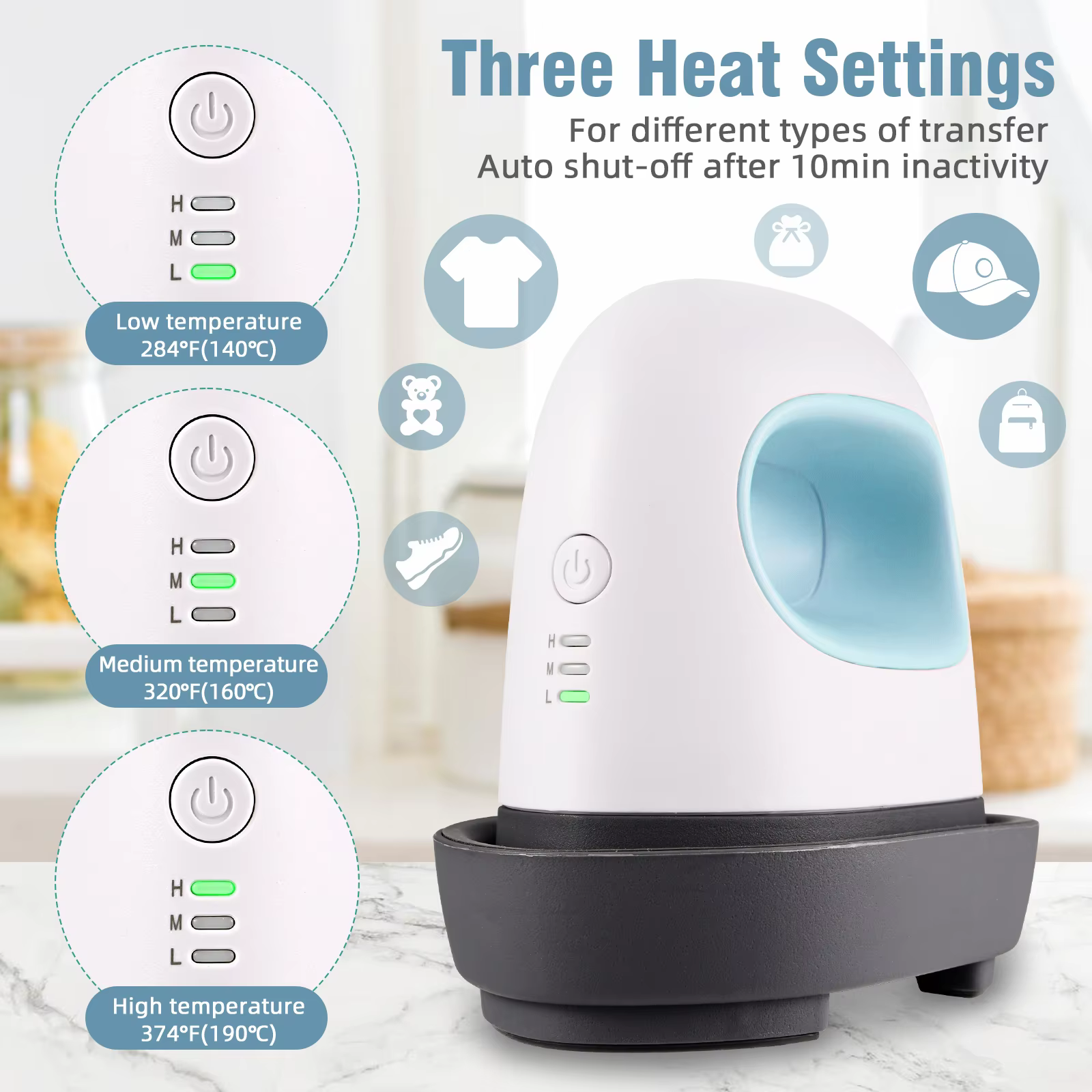 Baiyin Portable Mini Heat Press Machine — image 6