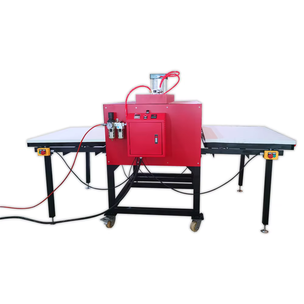 Baiyin 80x100cm Pneumatic Double Station Heat Press Machine — image 3
