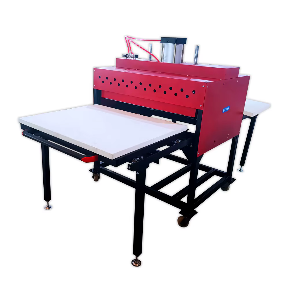 Baiyin 80x100cm Pneumatic Double Station Heat Press Machine — image 4