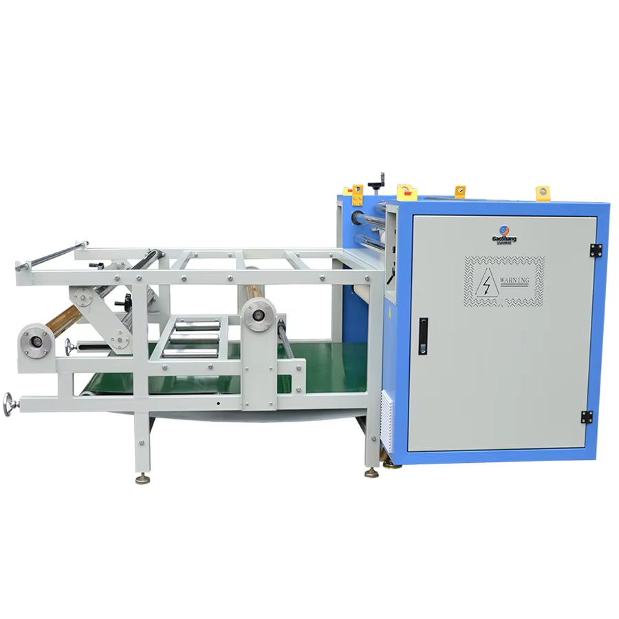 High Configuration Upper Feeding Table Roll To Piece Oil Heating Drum 420mm Sublimation Fabric Heat Transfer Calander — image 3