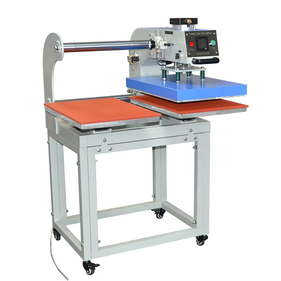 Automatic Manual Pneumatic 220V/380V Heat Press Machine Double Station Teat Press — image 4