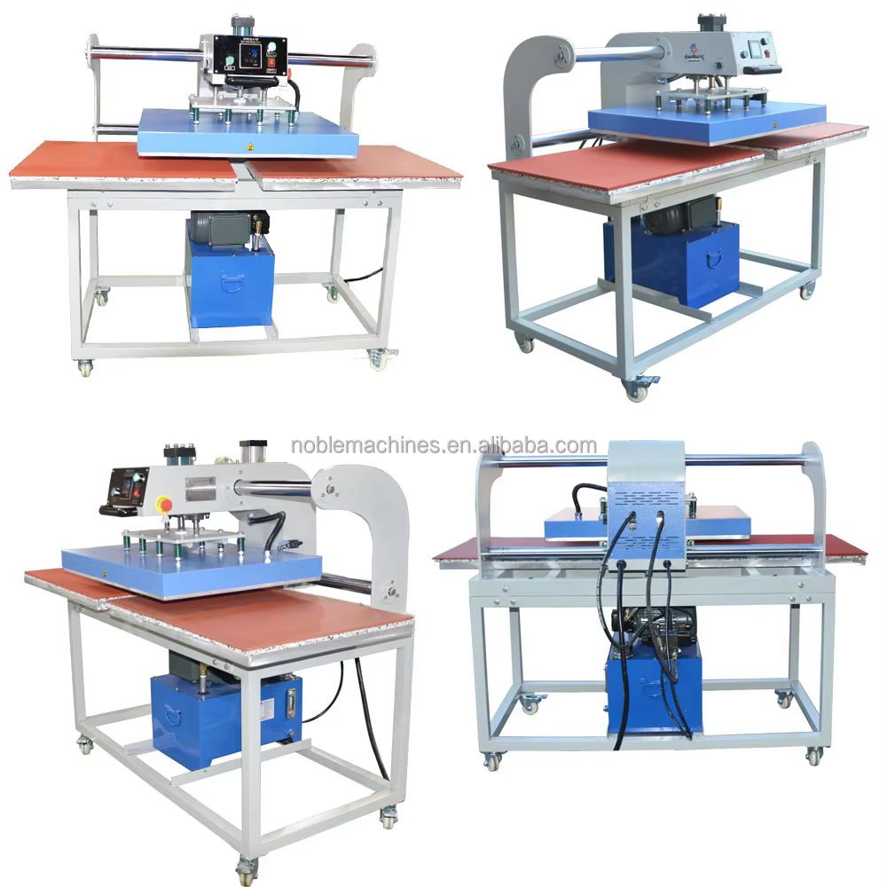 40x50 cm Double Station Hydraulic Sublimation Heat Press Machine — image 5